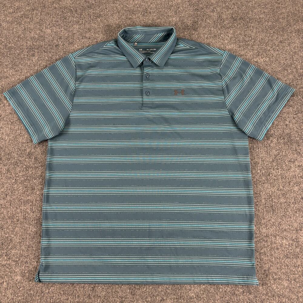 Under Armour Polo Shirt Mens 2XL Performance Golf Loose Fit